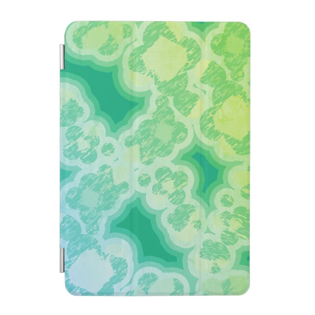 Retro Green Abstract iPad Mini Cover (Front)
