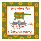 Retro Fondue Party Invitation | Zazzle.com