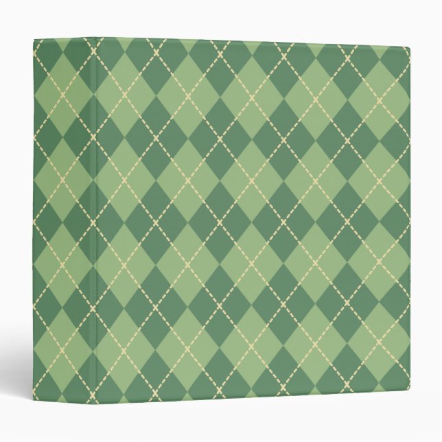 Retro Green Baseball Card Organizer Binder Gift (Front/Spine)