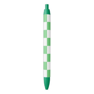 Retro Green Chessboard Checkerboard Tile Y2K Pen
