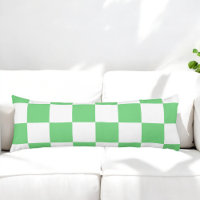Retro Green Chessboard Tile Y2K Aesthetic Pattern