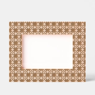 Retro Green Geometric Pattern Engraved Frames