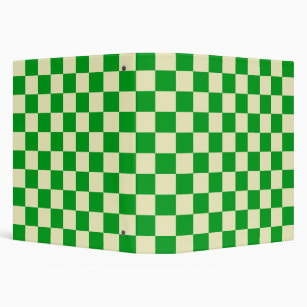 Checkerboard Mini Check Pattern in Sage Green and Off White