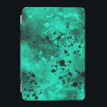 Retro Green  Paint Splatter  iPad Smart Cover<br><div class="desc">Colorful iPad case featuring a messy spray paint splatter effect.</div>