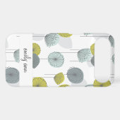 Retro Green Poppies Flowers Pattern Case-Mate iPhone Case (Back (Horizontal))