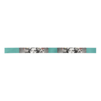 retro green ribbon