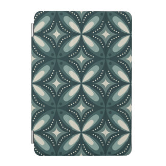 retro green shapes iPad mini cover