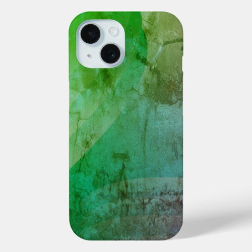 Retro Green Texture iPhone Case