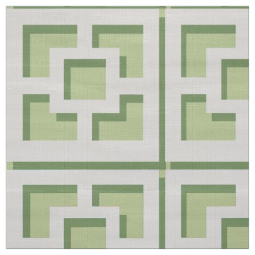 Retro Green Trellis Fabric