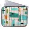 Retro Grid and Starbursts Laptop Sleeve