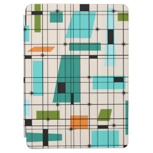 Retro Grid & Starbursts iPad Air Cover