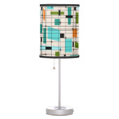 Retro Grid & Starbursts Table Lamp (Right)