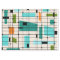 Retro Grid & Starbursts Tissue Paper
