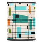 Retro Grid & Starbursts Tripod Lamp