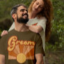 Retro Groom Typography Summer Sun Wedding T-Shirt