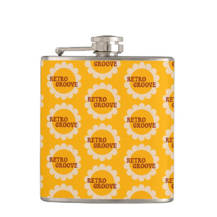Retro Groove Flask