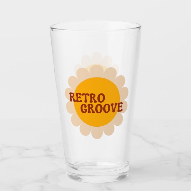 Retro Groove Glass (Front)