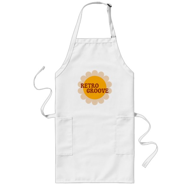 Retro Groove Long Apron (Front)