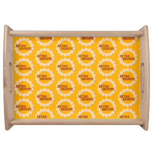 Retro Groove Serving Tray