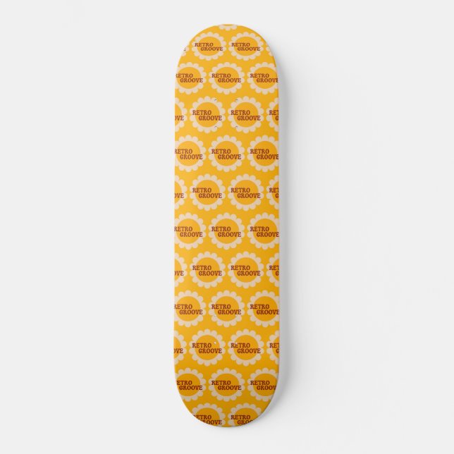 Retro Groove Skateboard (Front)