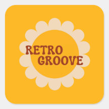 Retro Groove Sticker