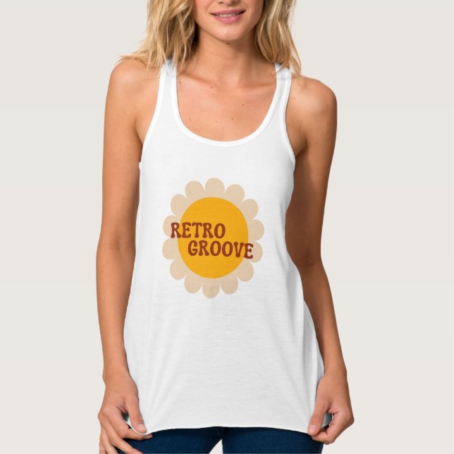 Retro Groove Tank Top (Front)