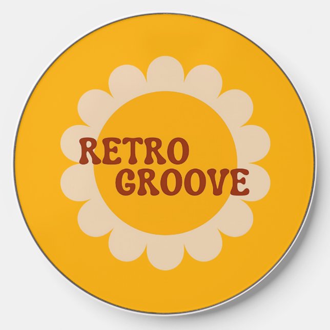 Retro Groove Wireless Charger (Front)
