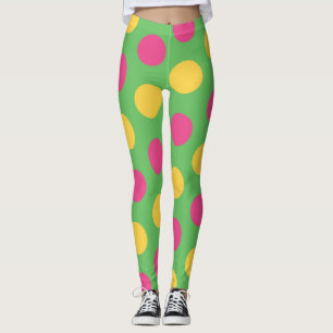 Retro Groovy 1960s Mod Pattern Leggings