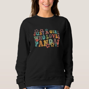Retro Groovy Boho Hippie Just A Girl Who Loves Koa Sweatshirt