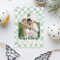 Retro Groovy Checkered Happy Holidays Photo