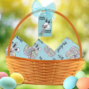 Retro Groovy Easter Personalized Tissue Paper