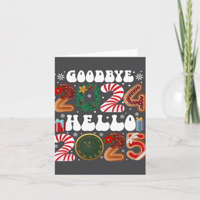 Retro Groovy Good  Card (Front)