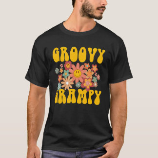 Retro Groovy Grampy Matching Family 1st Birthday P T-Shirt