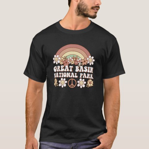Retro Groovy Great Basin National Park T_Shirt
