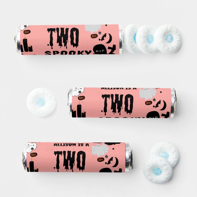 Retro Groovy Halloween spooky one first birthday  Breath Savers® Mints (Assorted)