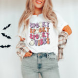 Retro Groovy Halloween Spooky Vibes T-Shirt<br><div class="desc">Spooky Vibes Shirt,  Retro Groovy Halloween Shirt,  Funny Cute Spooky Vibes Shirt,  Fall Shirt,  Halloween Shirt,  Spooky Season Tee,  Gift For Halloween</div>