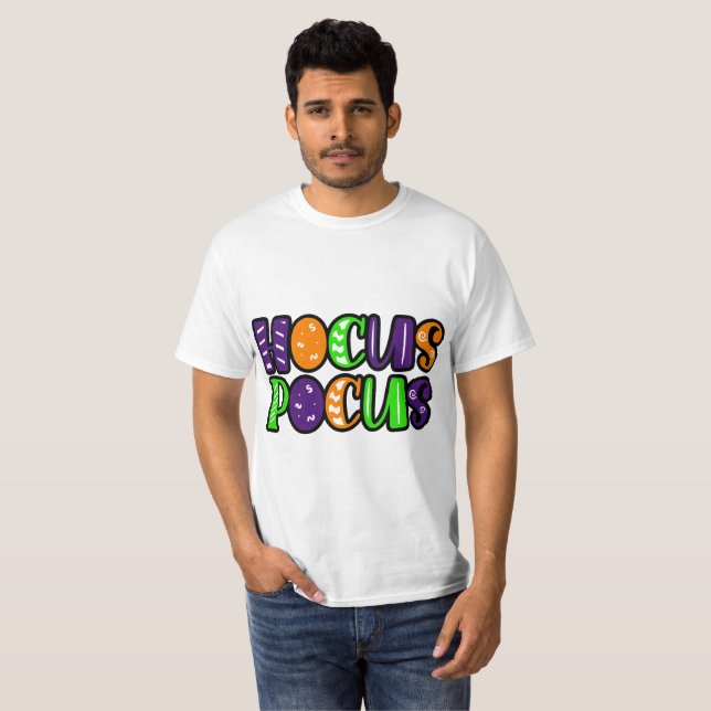 Retro Groovy Hocus Pocus Men's T-Shirt - Vibrant  (Front Full)