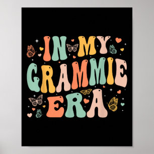 Retro Groovy In My Grammie Era Mother's Day Women  Poster