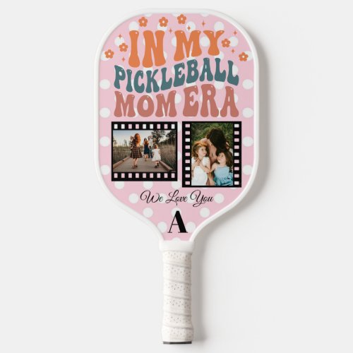 Retro Groovy In My Pickleball Mom Era Custom Pickleball Paddle