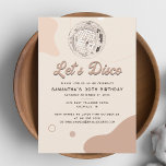 Retro Groovy Lets Disco 30th Birthday Party Invitation<br><div class="desc">Our custom Retro Grovy Disco 30th birthday party invitations are the perfect way to announce your special milestone celebration. Designed with a retro themed 70s style, and soft pastel hues, these invitations are customizable with your personal touch. Choose from various templates, fonts, and layouts to create an invitation as unique...</div>