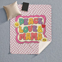 Retro Groovy Mama Quote Typography Mother's Day