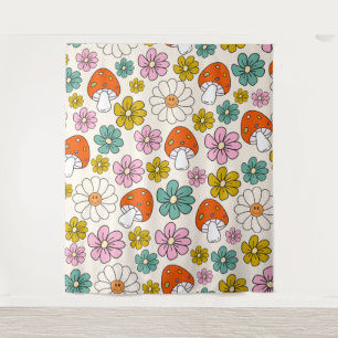 Retro Groovy Patterns 70s-60s-80s Tapestry