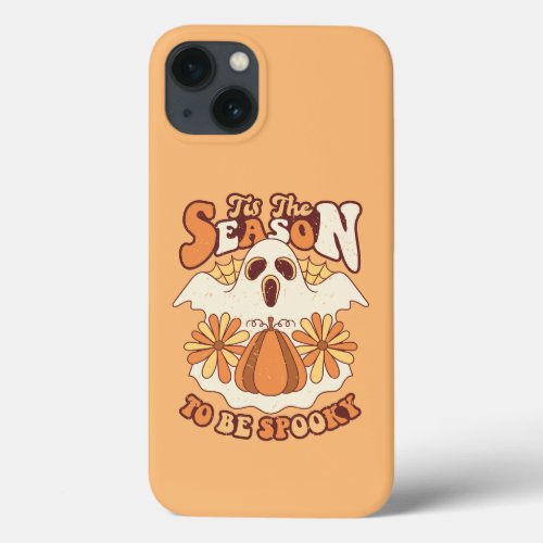 Retro Groovy Spooky Season Halloween  iPhone 13 Case