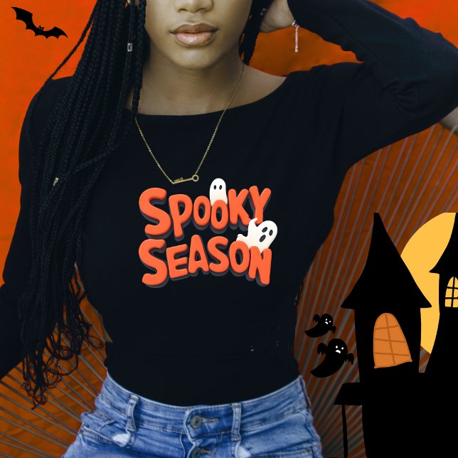 Retro Groovy Spooky Season  Tri-Blend Shirt (Creator Uploaded)