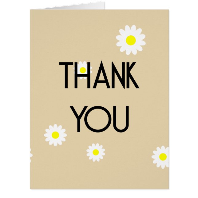 Retro Groovy - Thank You Cards (Front)