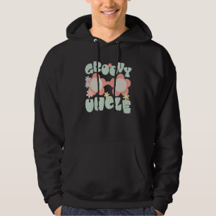 Retro Groovy Uncle Matching Family 1st Birthday Pa Hoodie