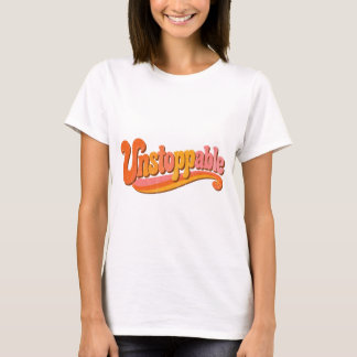 Retro Groovy Unstoppable Vintage 70s Typography T-Shirt