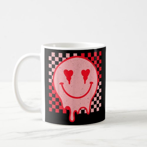 Retro Groovy Valentines Day Hippie Heart Funny Mat Coffee Mug