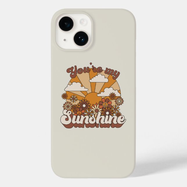 Retro Groovy | You're my Sunshine Case-Mate iPhone Case (Back)