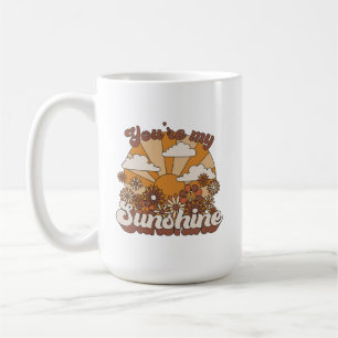 Retro Groovy You're my Sunshine Coffee Mug